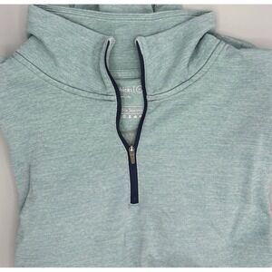 Outdoor Voices Women's Pullover 1/4 Zip Workout Top Size XL Light Blue Heathered